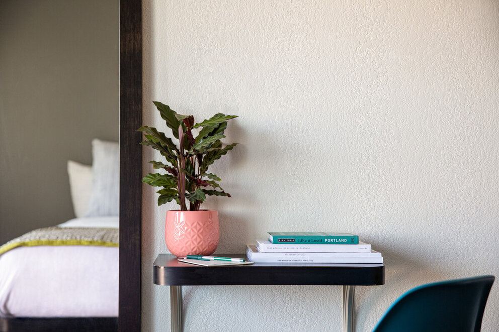 Mirror and Side table